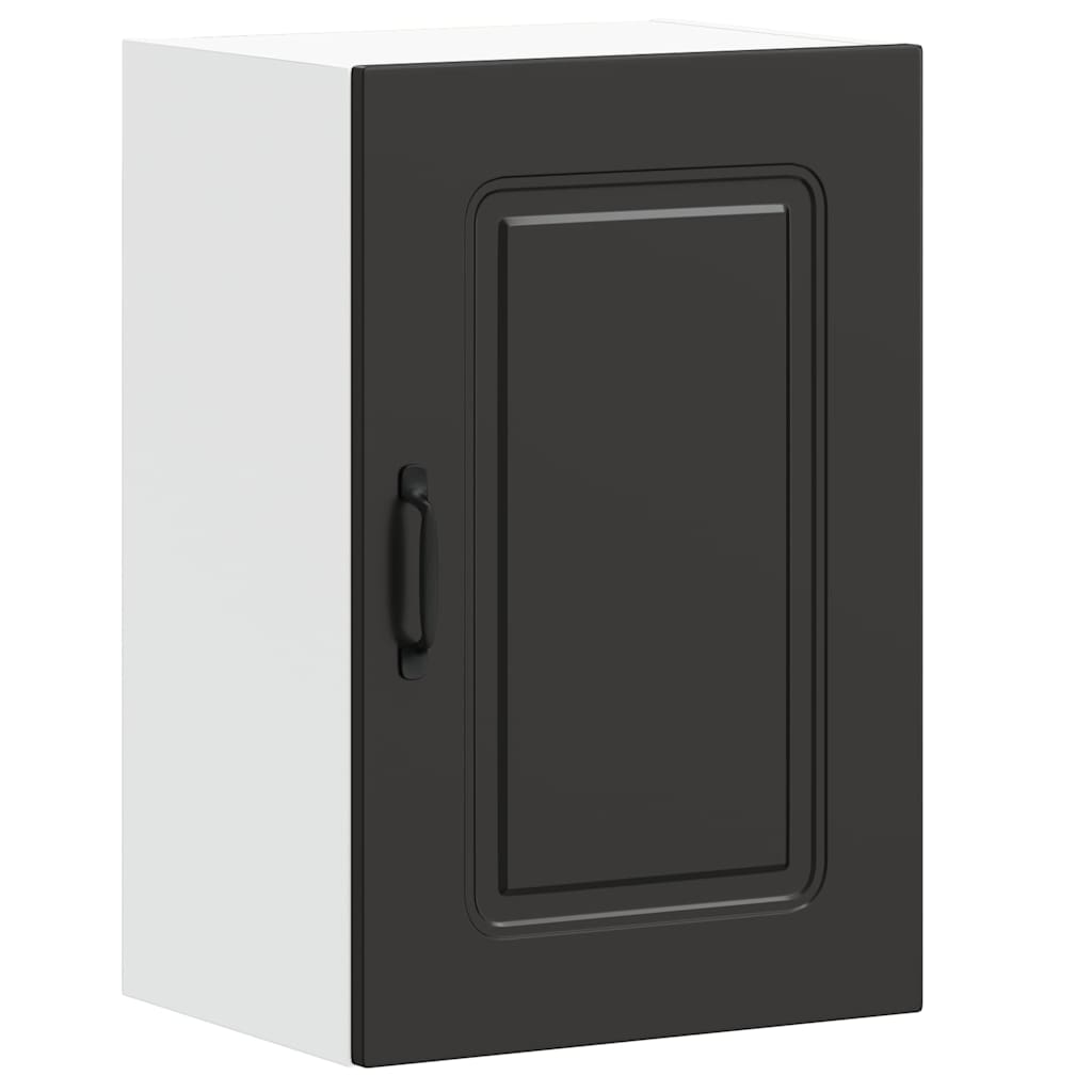 Küchen-Hängeschrank Kalmar Schwarz Holzwerkstoff
