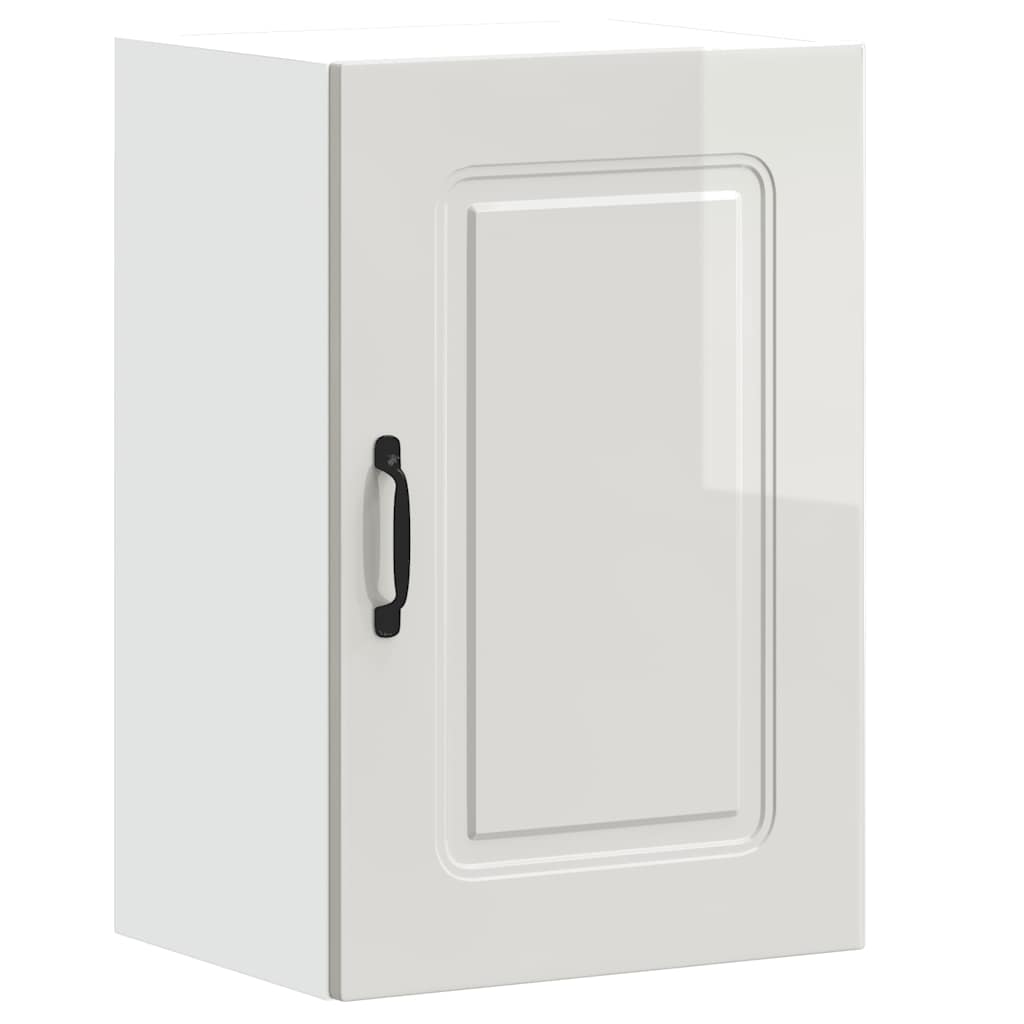 Küchen-Hängeschrank Kalmar Hochglanz-Weiß Holzwerkstoff