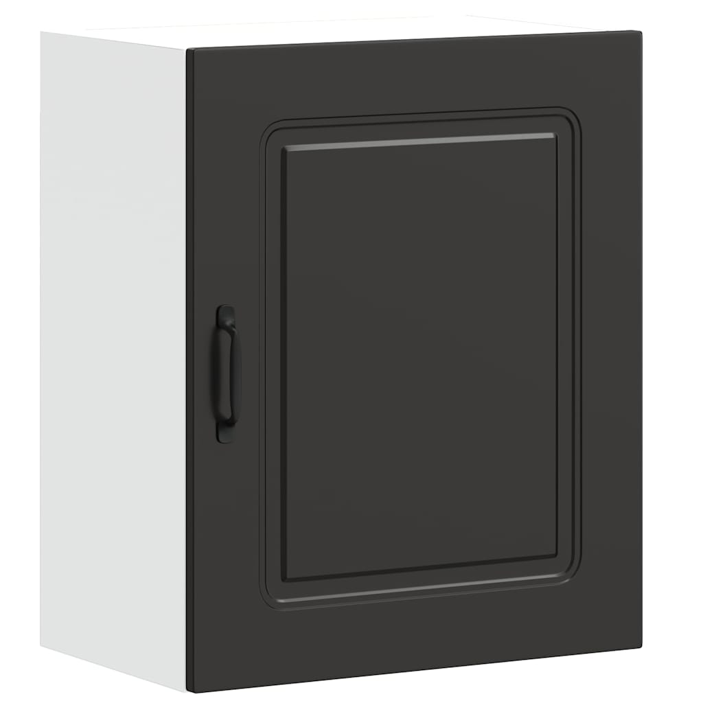 Küchen-Hängeschrank Kalmar Schwarz Holzwerkstoff