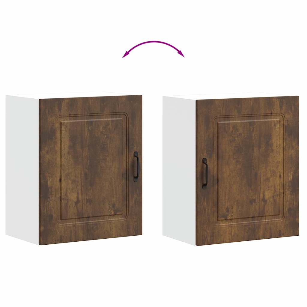 Küchen-Hängeschrank Kalmar Räuchereiche Holzwerkstoff