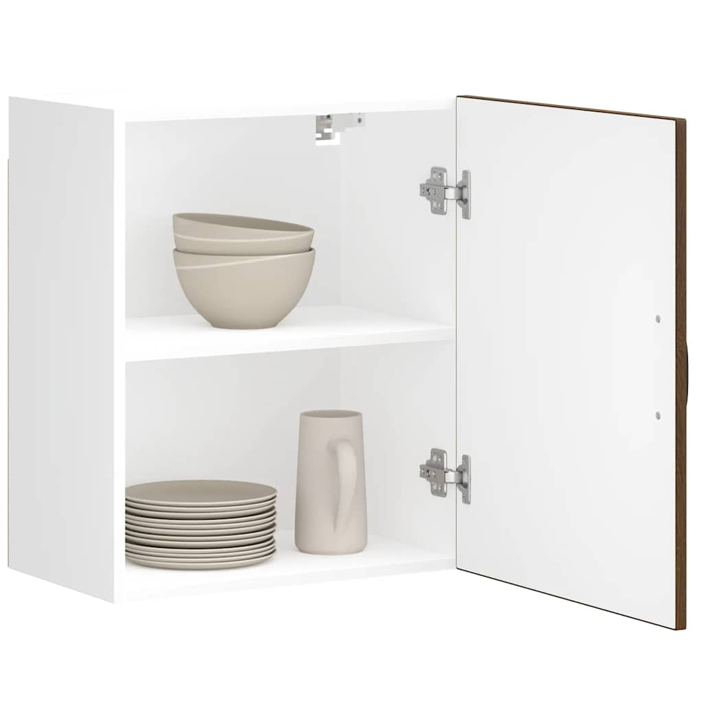Küchen-Hängeschränke 2 Stk. Kalmar Braun Eichen-Optik Holzwerkstoff