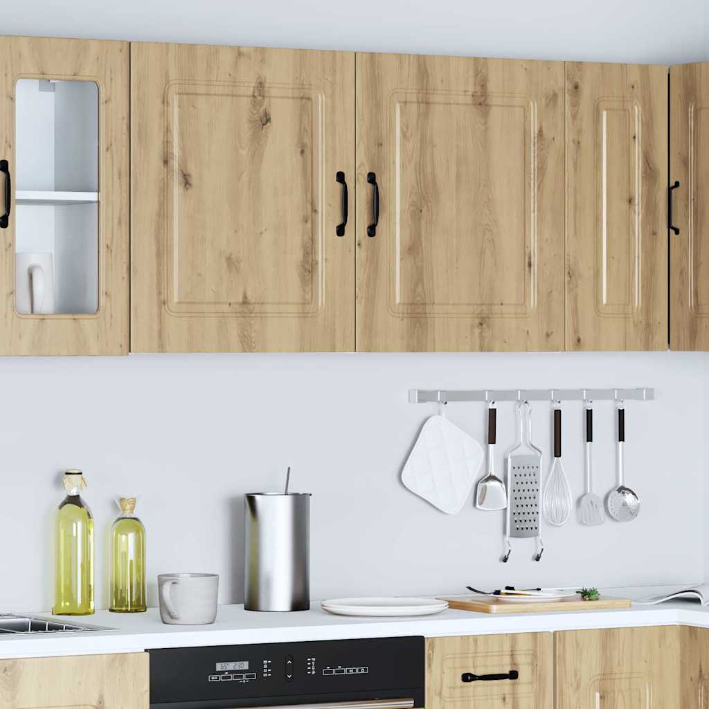 Küchen-Hängeschränke 2 Stk. Kalmar Artisan-Eiche Holzwerkstoff