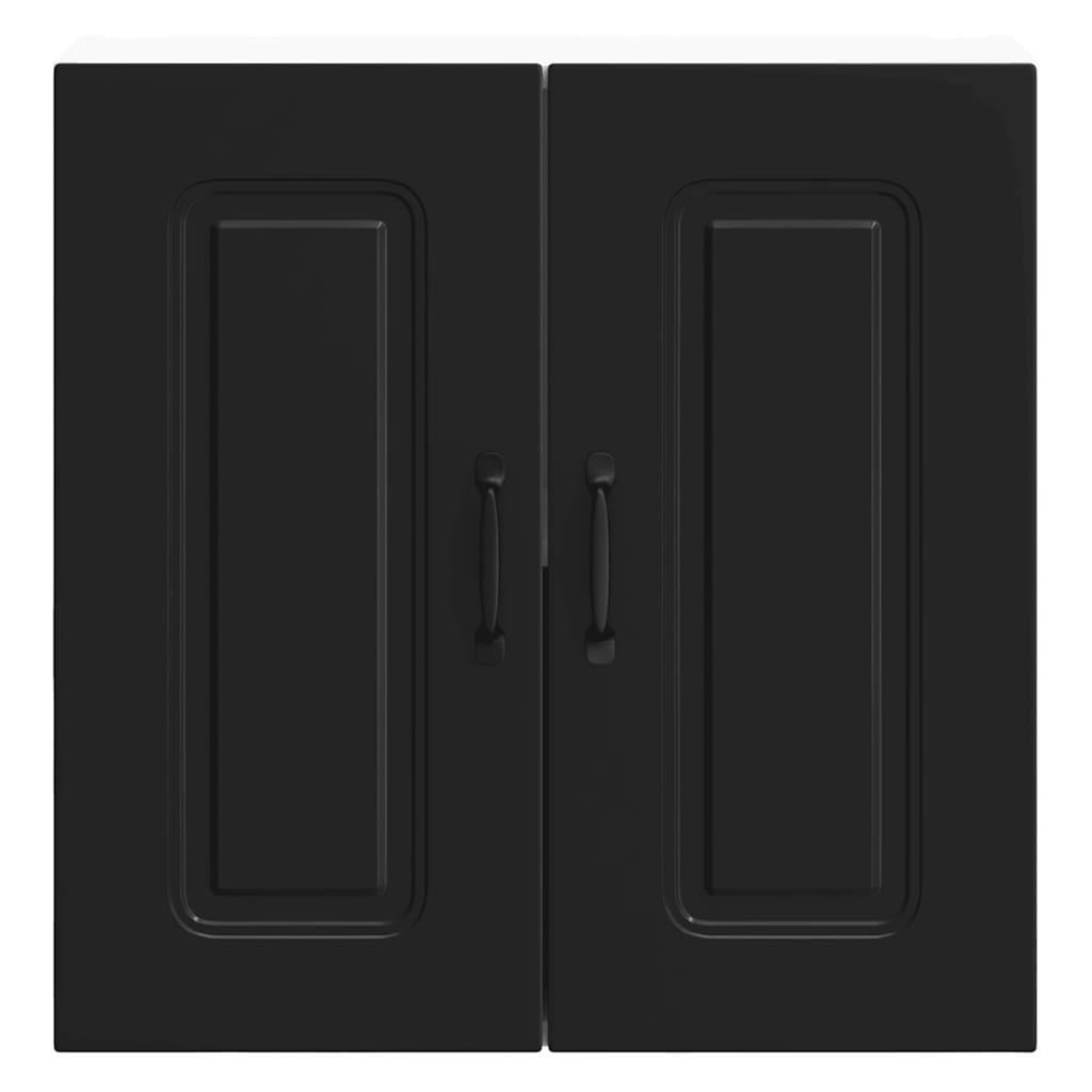 Küchen-Hängeschrank Kalmar Schwarz Holzwerkstoff