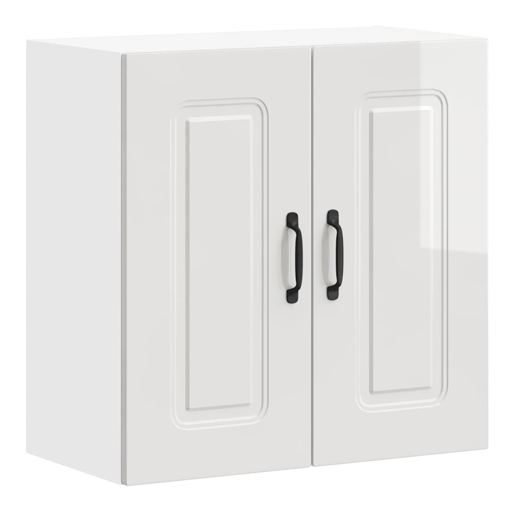 Küchen-Hängeschrank Kalmar Hochglanz-Weiß Holzwerkstoff