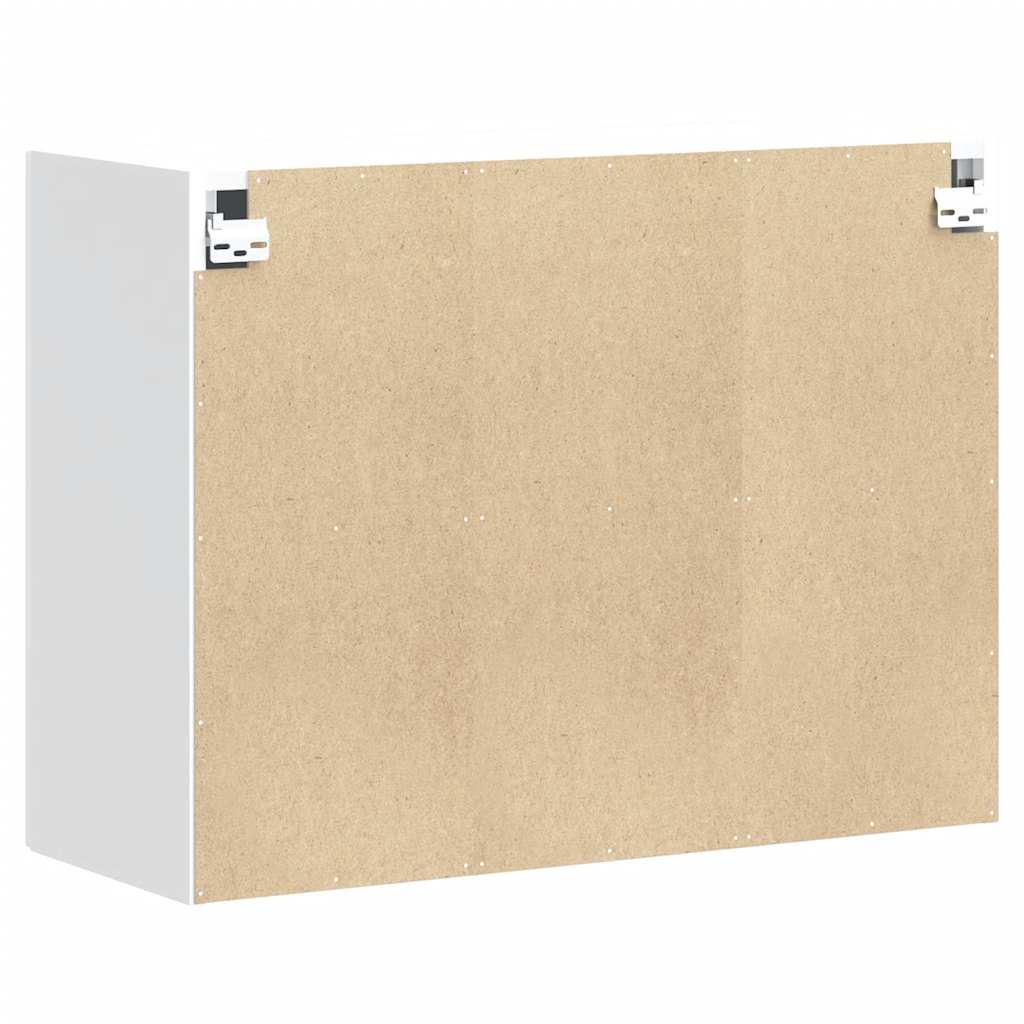 Küchen-Hängeschrank Kalmar Hochglanz-Weiß Holzwerkstoff