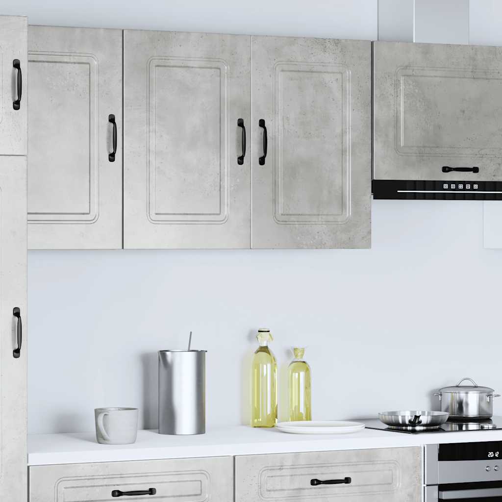 Küchen-Hängeschrank Kalmar Betongrau Holzwerkstoff