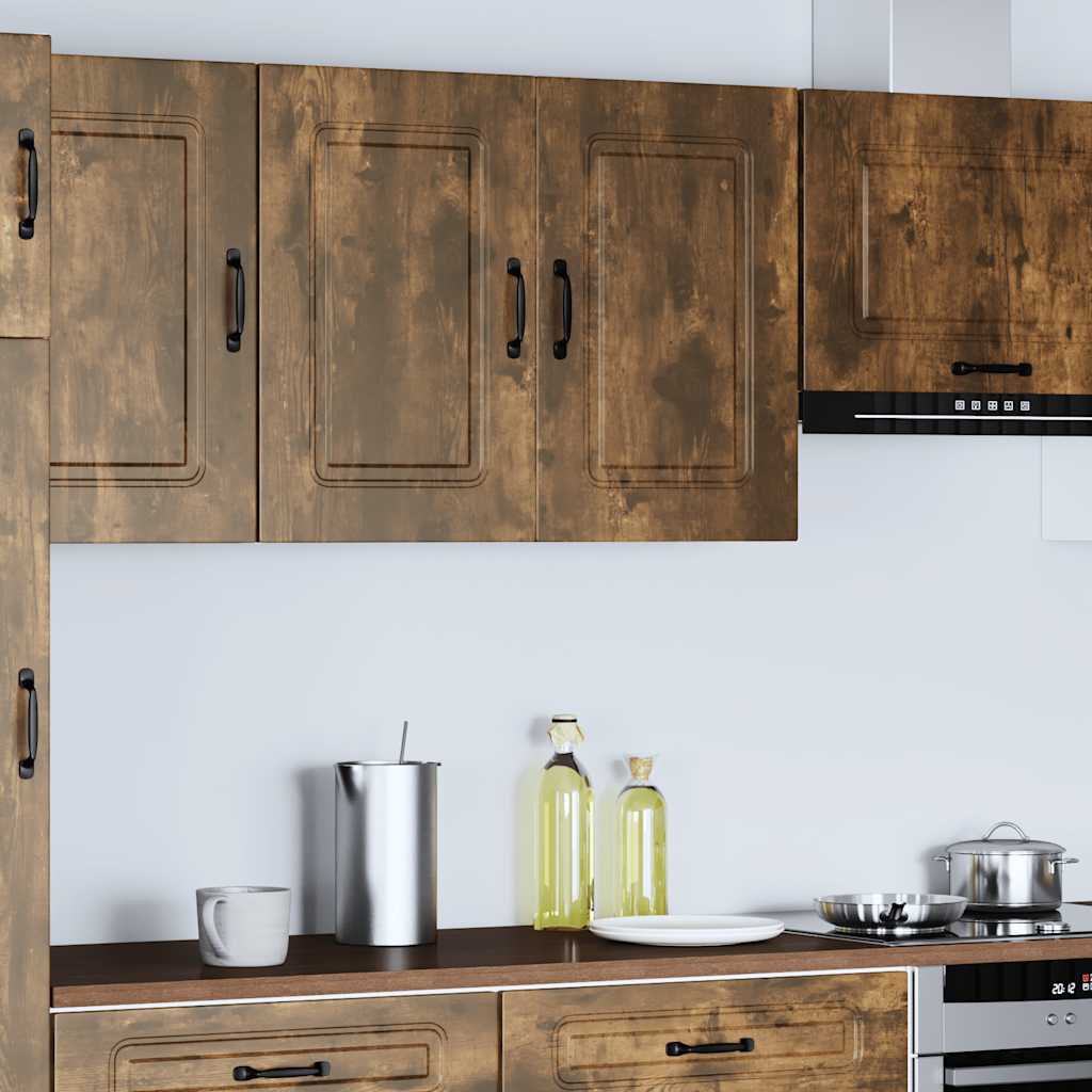 Küchen-Hängeschrank Kalmar Räuchereiche Holzwerkstoff