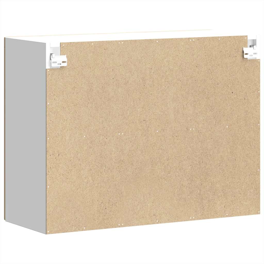 Küchen-Hängeschrank mit Glastür Kalmar Artisan-Eiche Holzwerkstoff