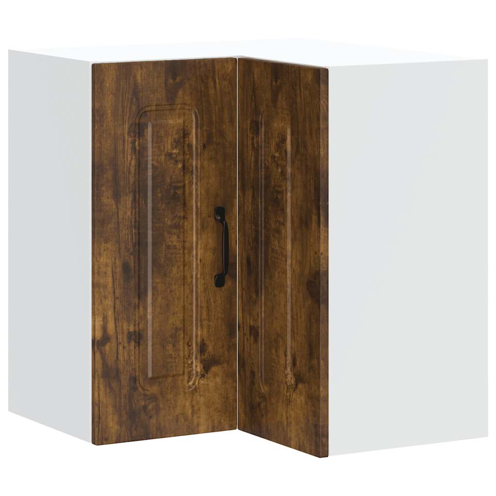 Küchen-Eckhängeschrank Kalmar Räuchereiche Holzwerkstoff