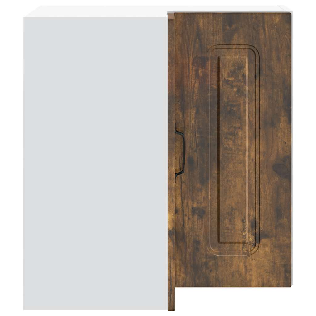 Küchen-Eckhängeschrank Kalmar Räuchereiche Holzwerkstoff