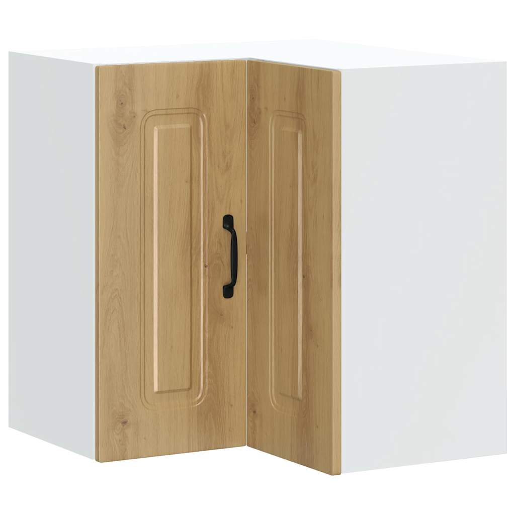 Küchen-Eckhängeschrank Kalmar Artisan-Eiche Holzwerkstoff
