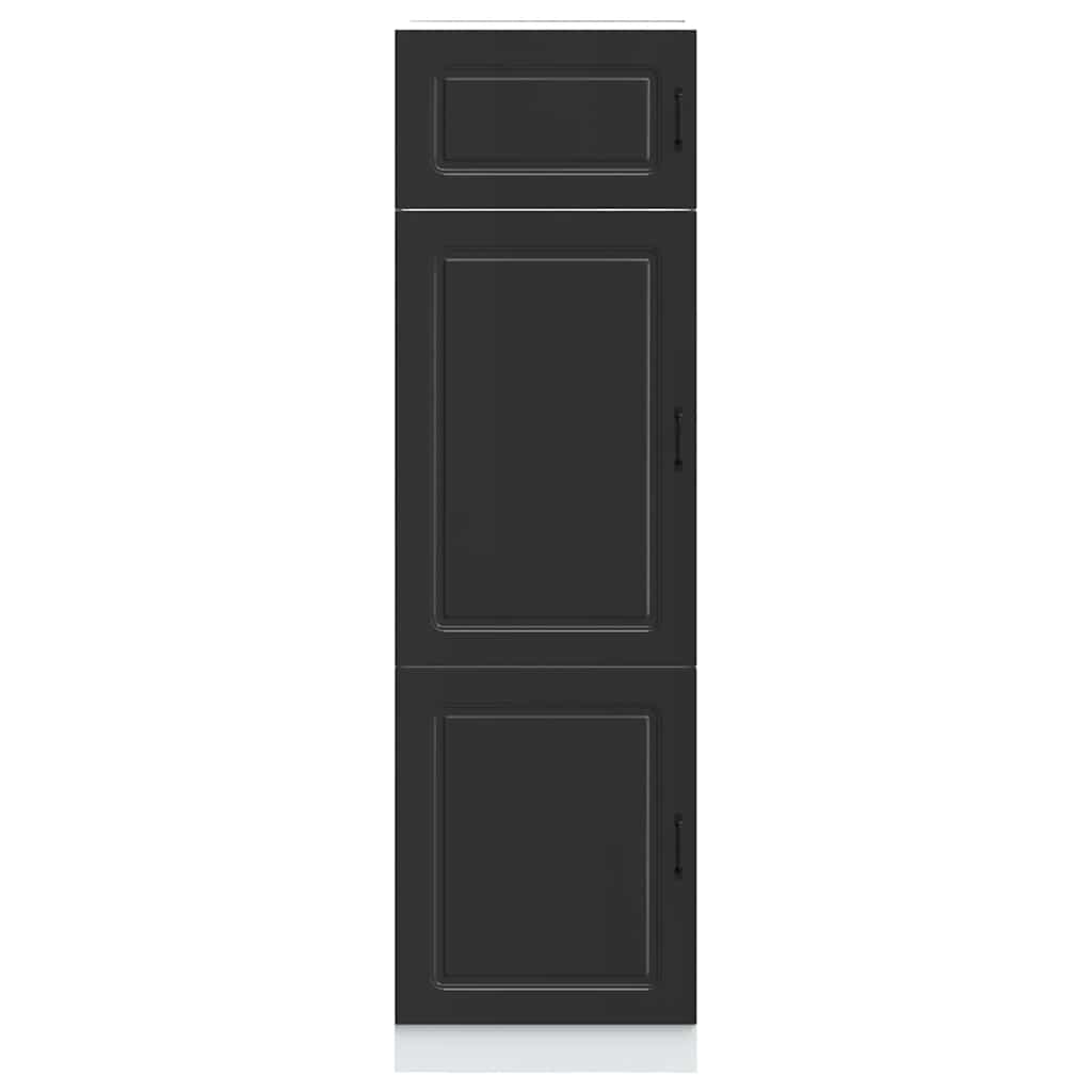 Küchenschrank Kalmar Schwarz Holzwerkstoff