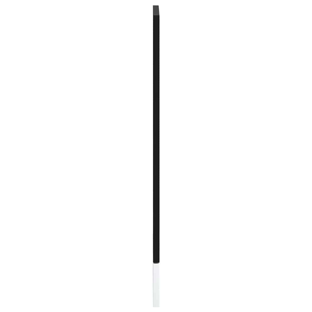 Geschirrspülerblende Kalmar Schwarz 45x1,5x57 cm Holzwerkstoff