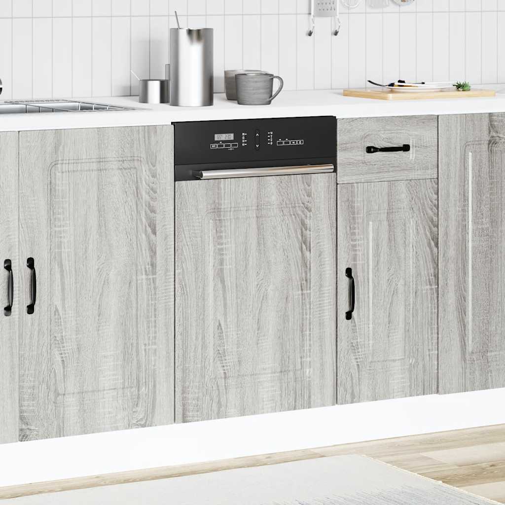 Geschirrspülerblende Kalmar Grau Sonoma 45x1,5x57 cm
