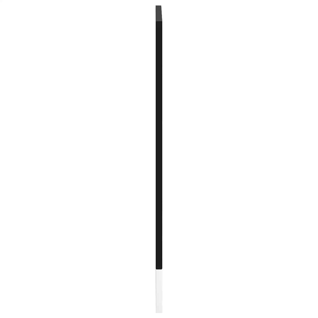 Geschirrspülerblende Kalmar Schwarz 60x1,5x57 cm Holzwerkstoff