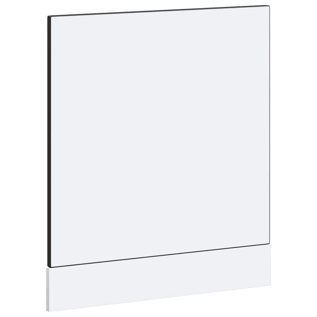 Geschirrspülerblende Kalmar Schwarz 60x1,5x57 cm Holzwerkstoff