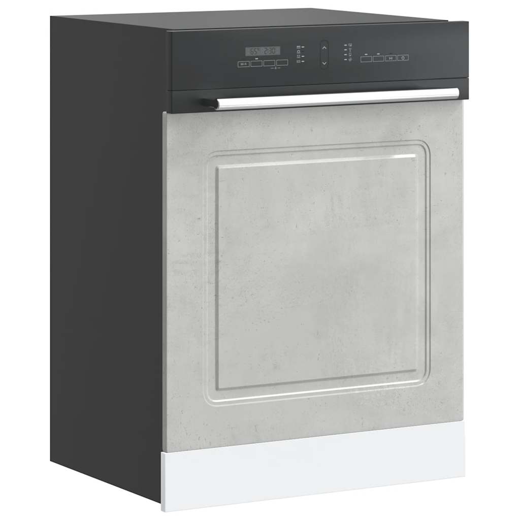 Geschirrspülerblende Kalmar Betongrau 60x1,5x57cm Holzwerkstoff