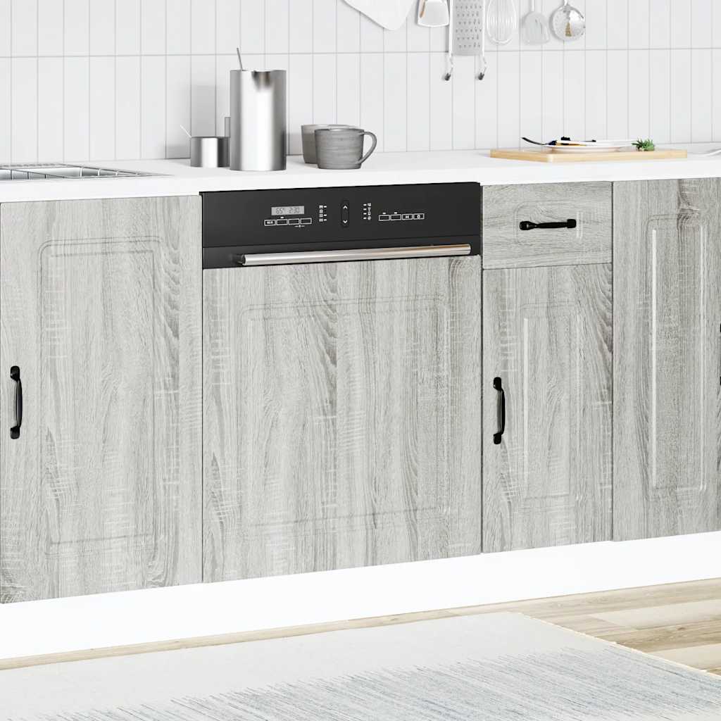 Geschirrspülerblende Kalmar Grau Sonoma 60x1,5x57 cm