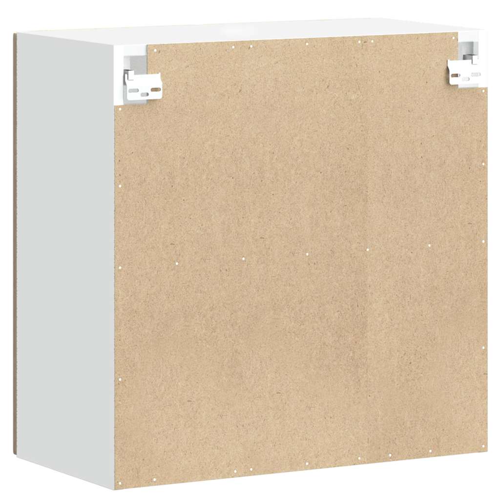 Küchen-Hängeschrank mit Glastür Kalmar Artisan-Eiche Holzwerkstoff
