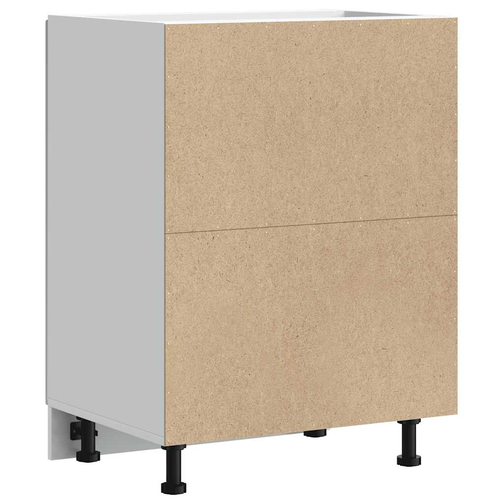 Spülenunterschrank Lucca Weiß Holzwerkstoff