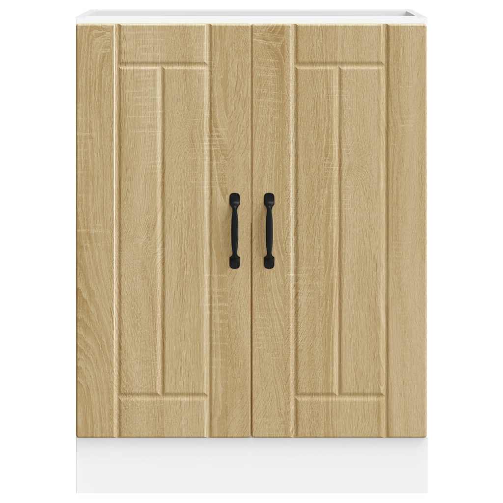 Spülenunterschrank Lucca Sonoma-Eiche Holzwerkstoff