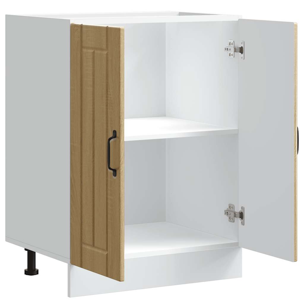 Spülenunterschrank Lucca Sonoma-Eiche Holzwerkstoff