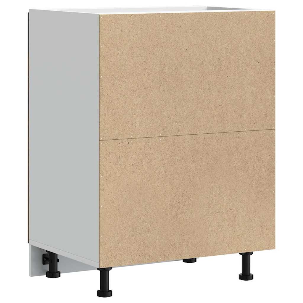 Spülenunterschrank Lucca Räuchereiche Holzwerkstoff