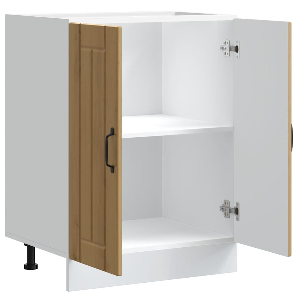 Spülenunterschrank Lucca Artisan-Eiche Holzwerkstoff