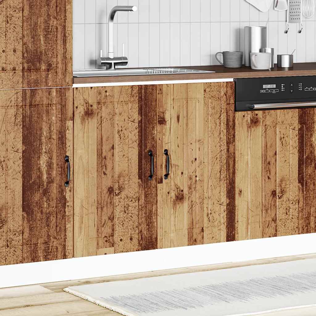 Spülenunterschrank Lucca Altholz-Optik Holzwerkstoff