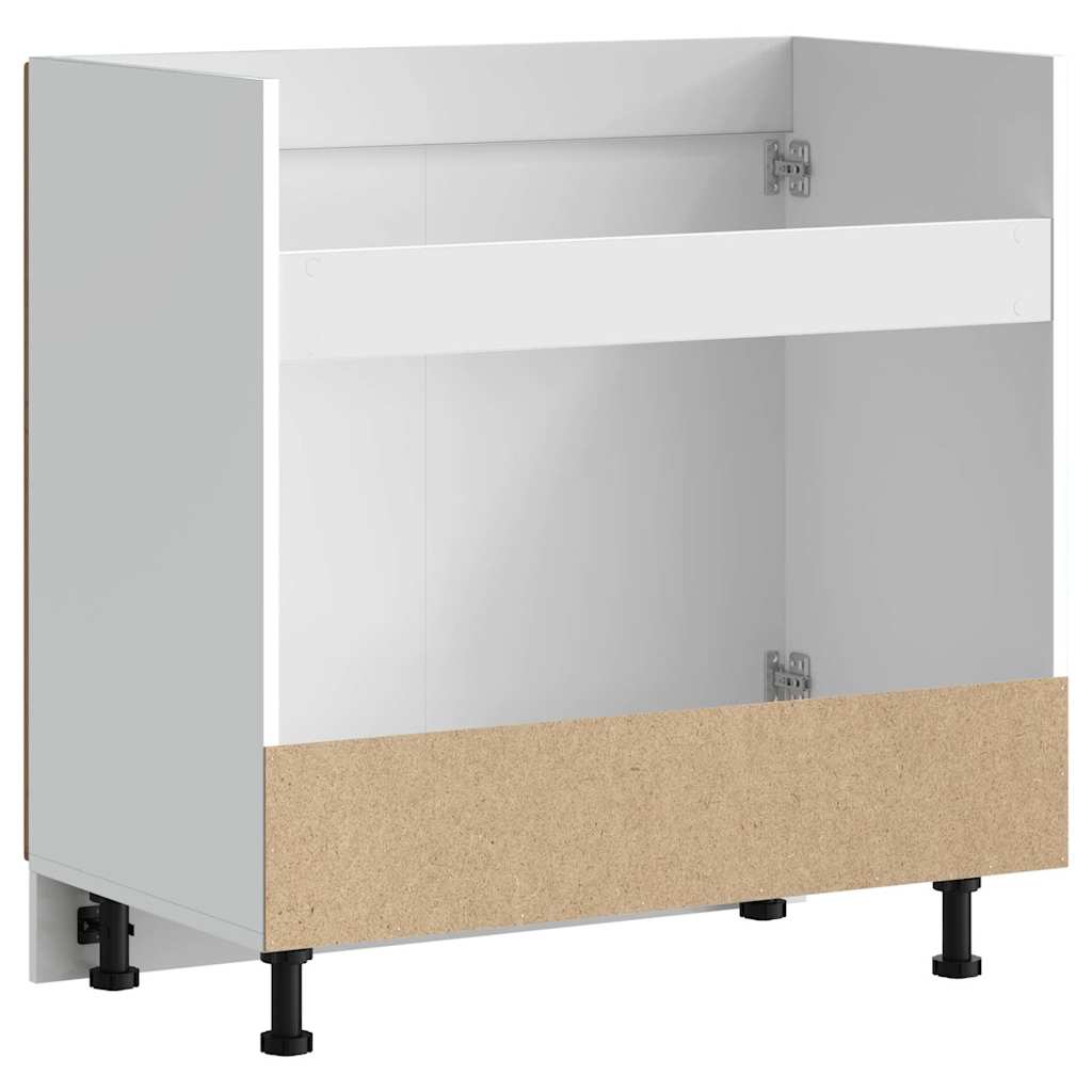 Spülenunterschrank Lucca Altholz-Optik Holzwerkstoff