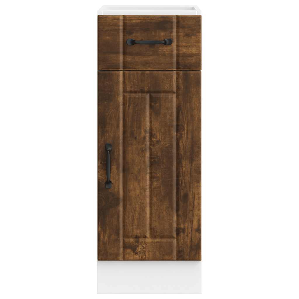 Küchen-Unterschrank Lucca Räuchereiche Holzwerkstoff