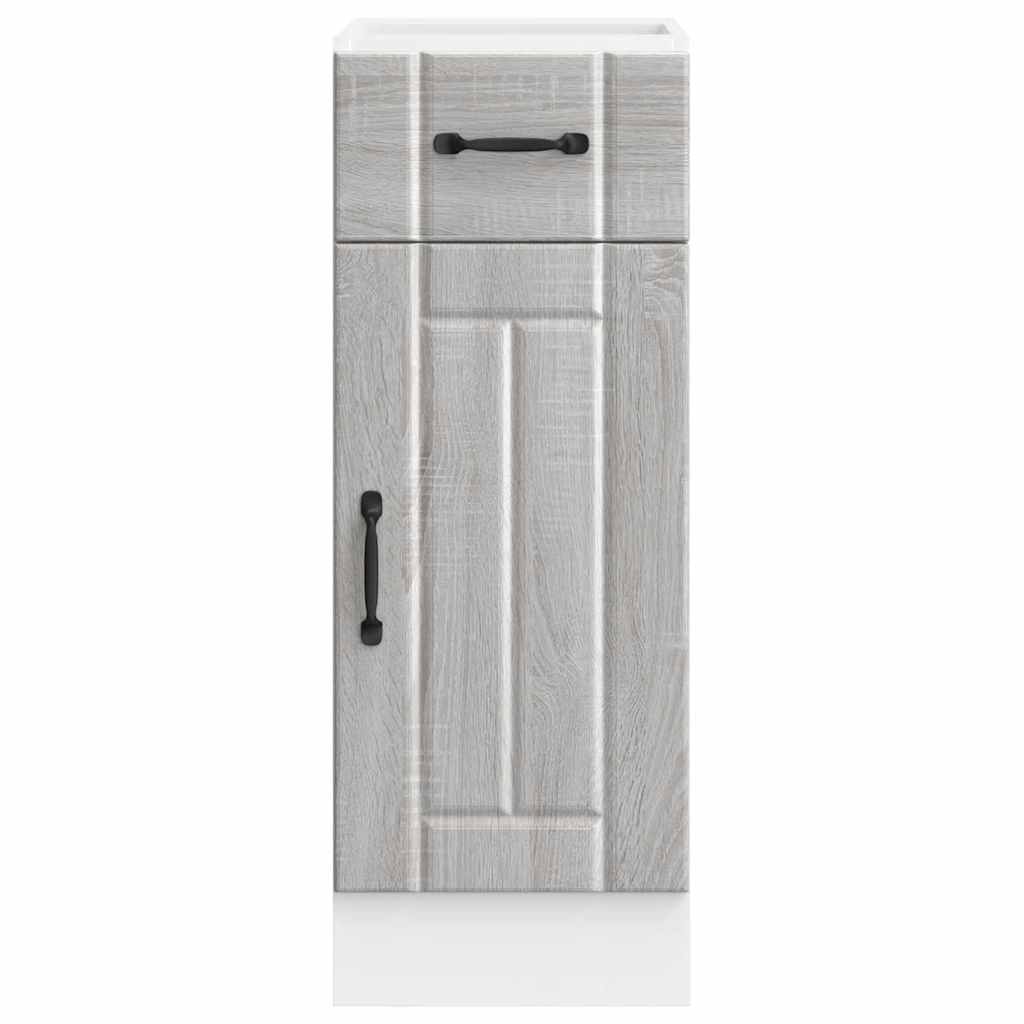 Küchen-Unterschrank Lucca Grau Sonoma Holzwerkstoff