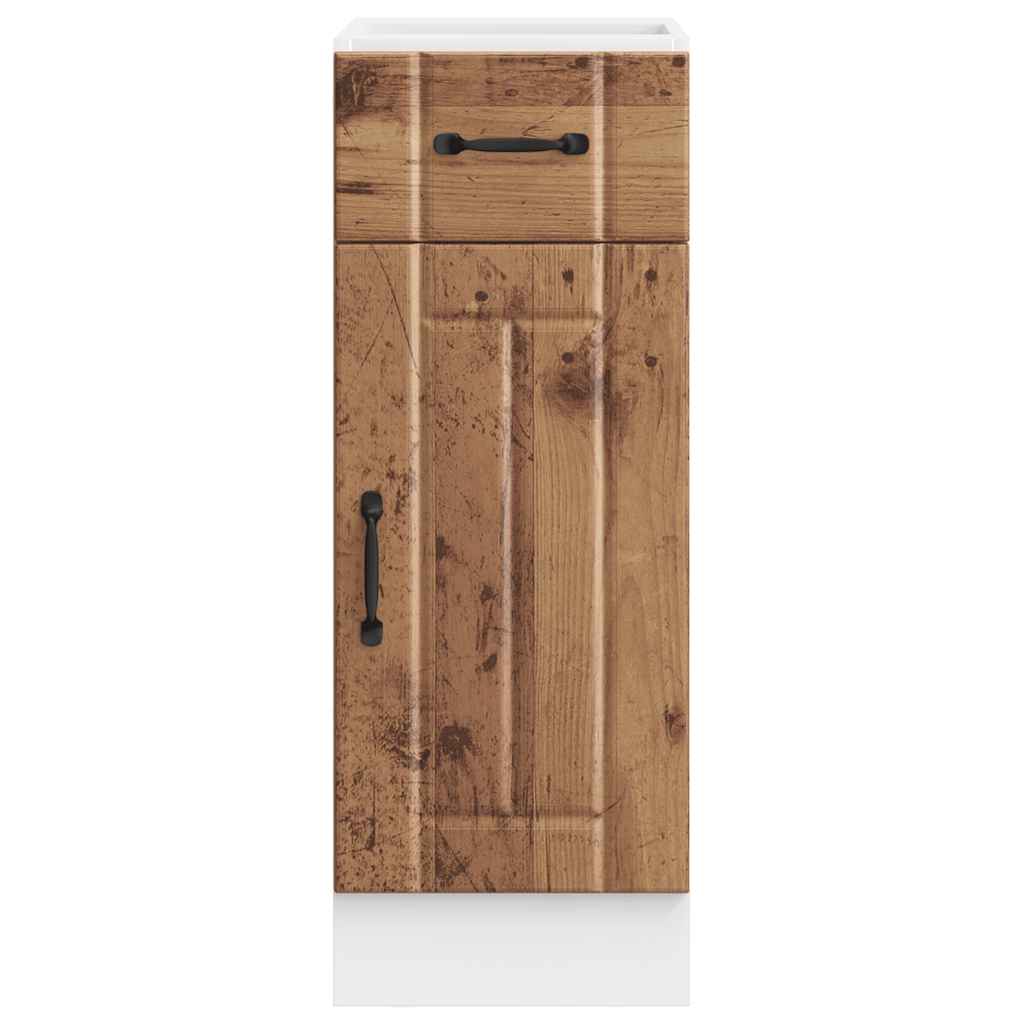 Küchen-Unterschrank Lucca Altholz-Optik Holzwerkstoff