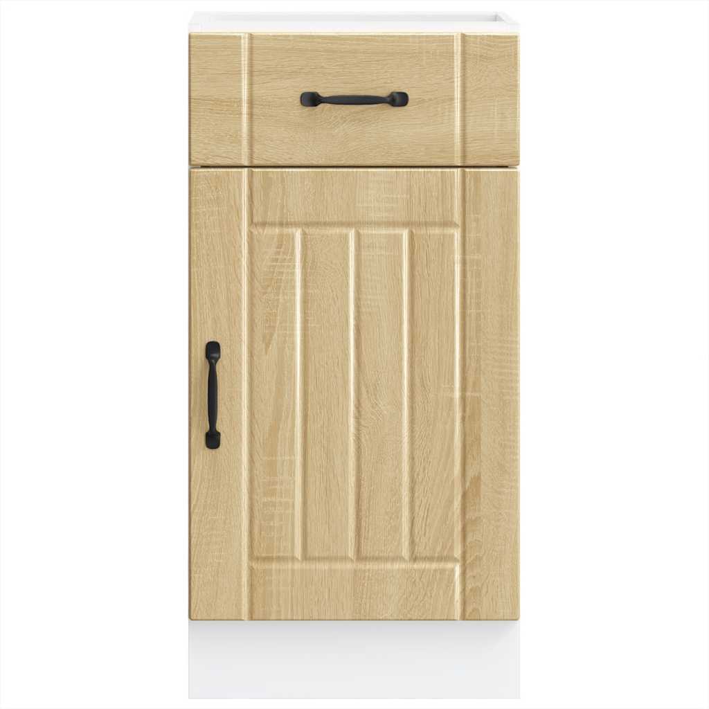 Küchen-Unterschrank Lucca Sonoma-Eiche Holzwerkstoff