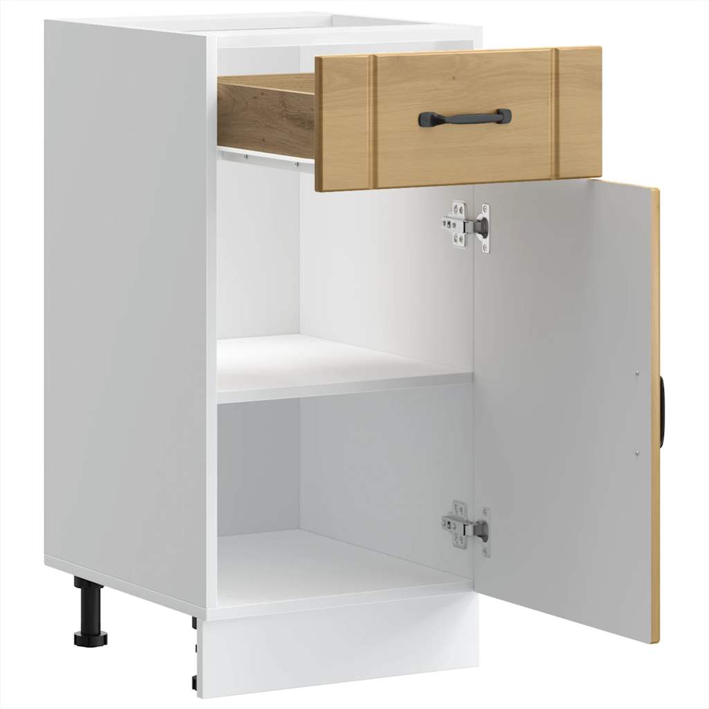 Küchen-Unterschrank Lucca Sonoma-Eiche Holzwerkstoff