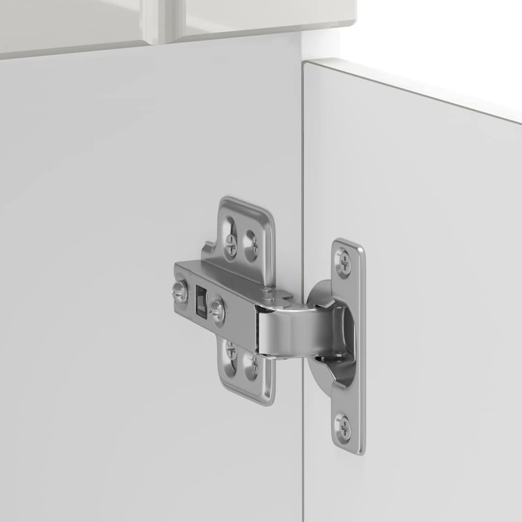 Küchen-Unterschrank Lucca Hochglanz-Weiß Holzwerkstoff