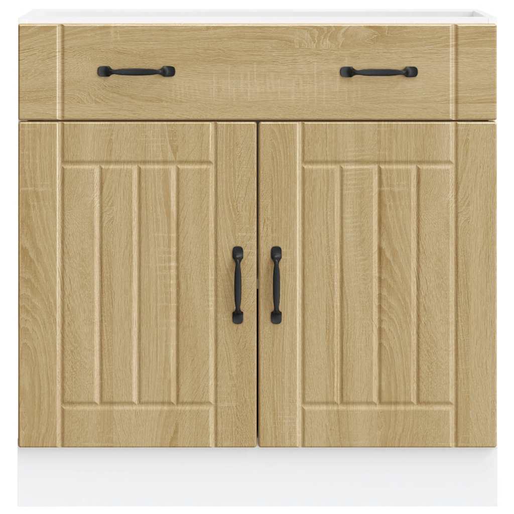 Küchen-Unterschrank Lucca Sonoma-Eiche Holzwerkstoff