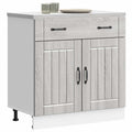 Küchen-Unterschrank Lucca Grau Sonoma Holzwerkstoff