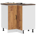 Küchen-Eckunterschrank Lucca Altholz-Optik Holzwerkstoff