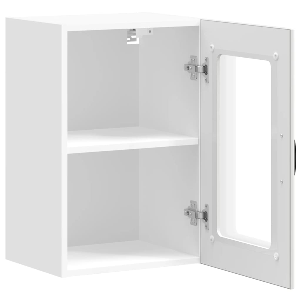 Küchen-Hängeschrank mit Glastür Lucca Weiß