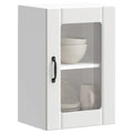 Küchen-Hängeschrank mit Glastür Lucca Weiß