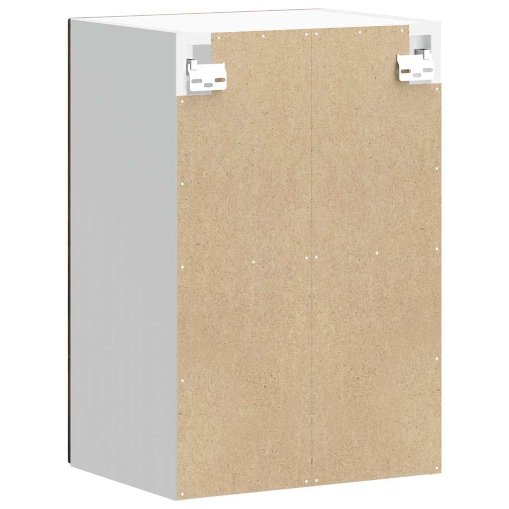Küchen-Hängeschrank mit Glastür Lucca Räuchereiche
