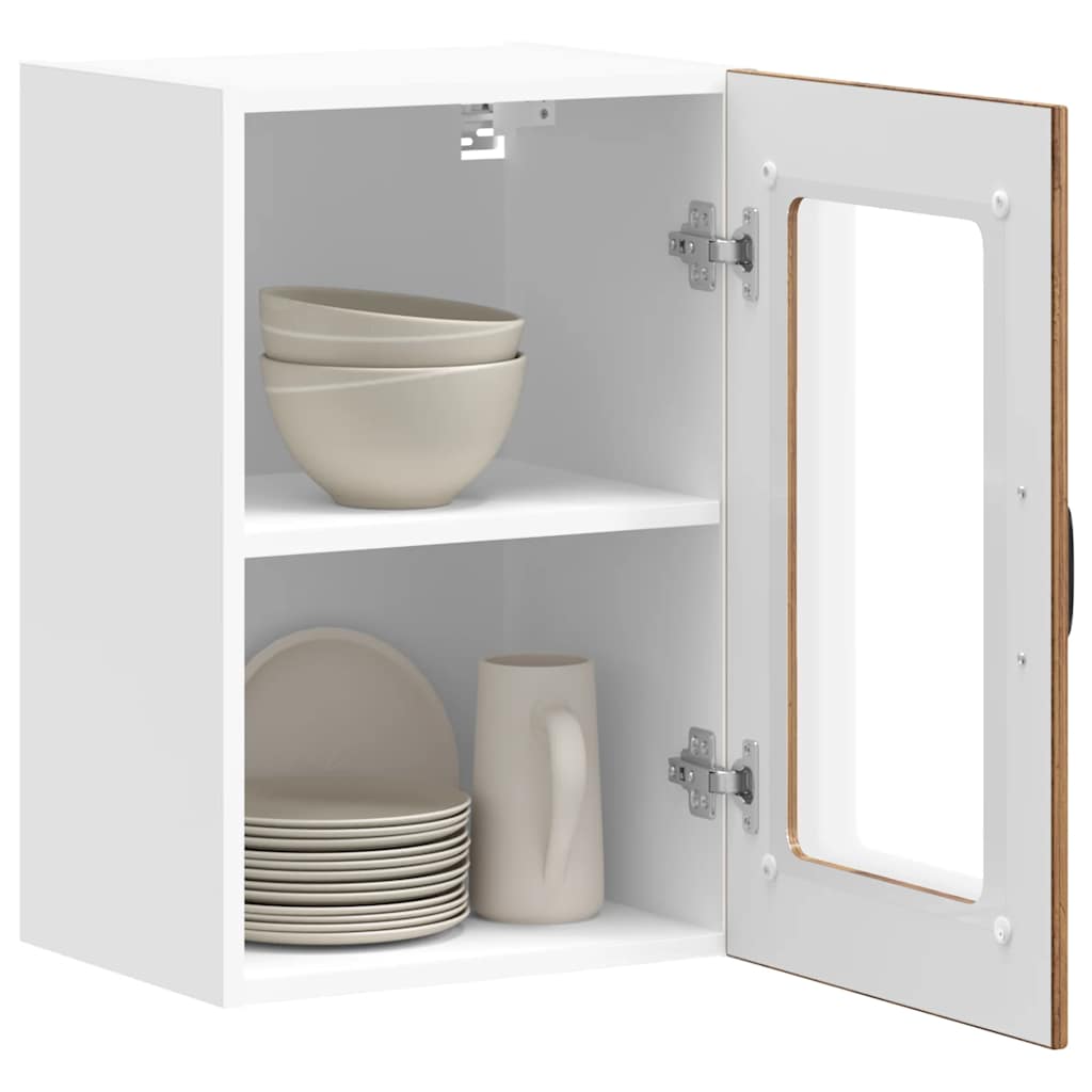Küchen-Hängeschrank mit Glastür Lucca Altholz-Optik