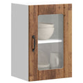 Küchen-Hängeschrank mit Glastür Lucca Altholz-Optik