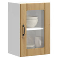 Küchen-Hängeschrank mit Glastür Lucca Artisan-Eiche