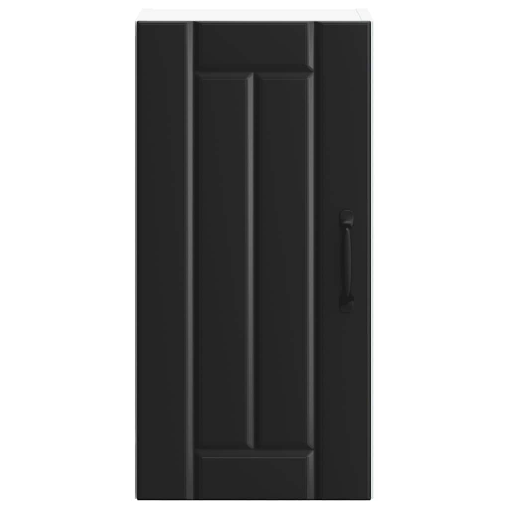 Küchen-Hängeschrank Lucca Schwarz Holzwerkstoff