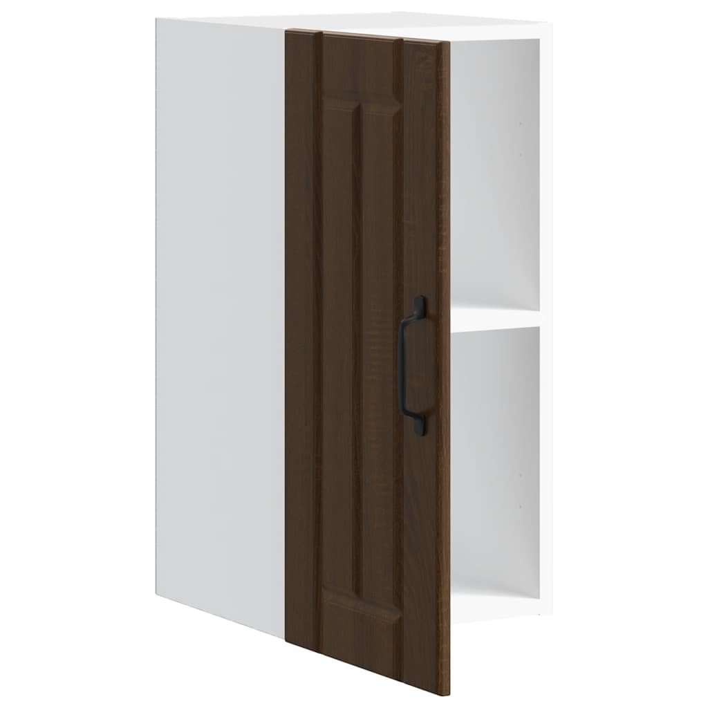 Küchen-Hängeschrank Lucca Braun Eichen-Optik Holzwerkstoff