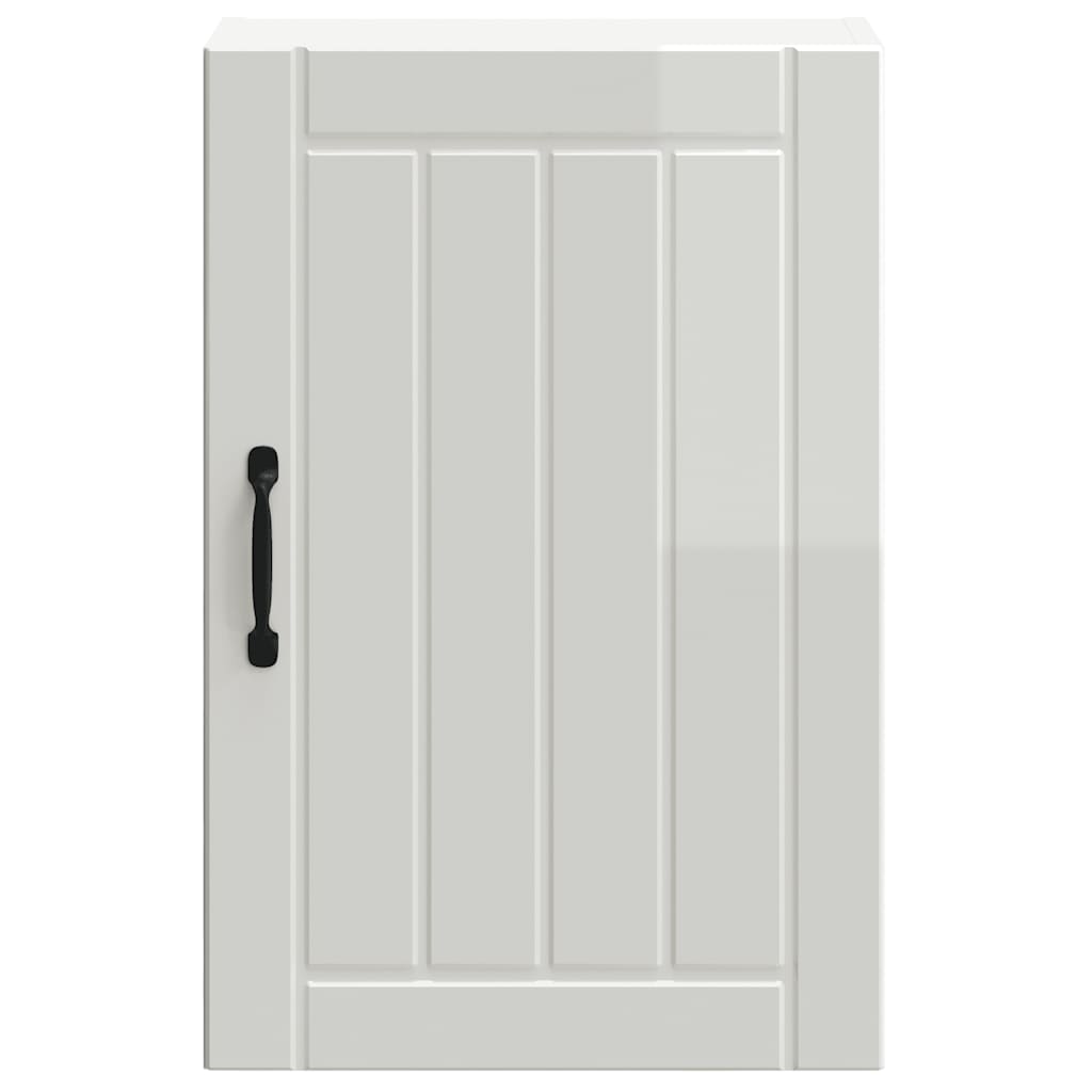 Küchen-Hängeschrank Lucca Hochglanz-Weiß Holzwerkstoff