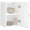 Küchen-Hängeschrank Lucca Hochglanz-Weiß Holzwerkstoff