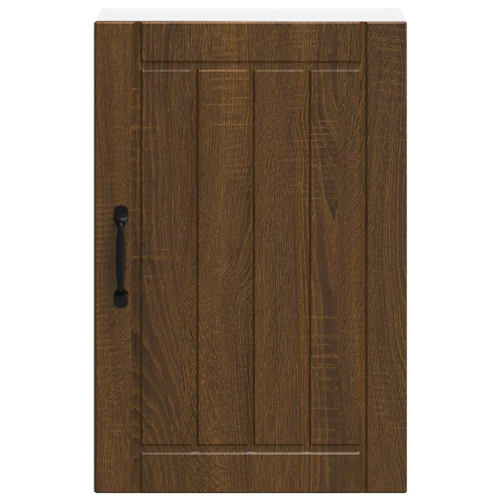 Küchen-Hängeschrank Lucca Braun Eichen-Optik Holzwerkstoff